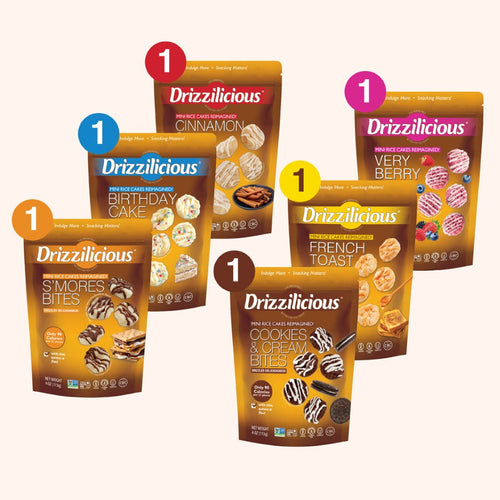 6 Flavor Variety [Birthday, S'mores, French Toast, Very Berry, Cinnamon, Cookies & Cream] 4oz